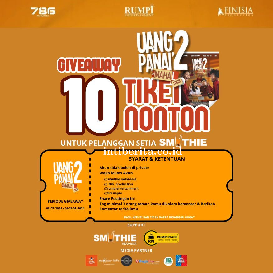 Anda Mau Tiket Uang Panai 2, Ayo Ikuti Giveaway Untuk Pelanggan Setia Smuthie Indonesia